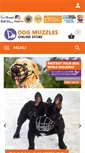 Mobile Screenshot of dog-muzzles-store.com
