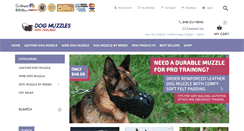 Desktop Screenshot of dog-muzzles-store.co.nz